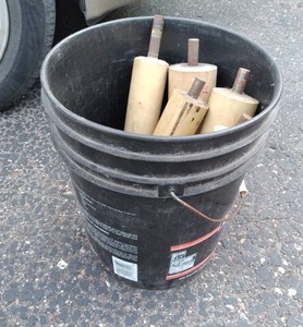 Collection of Assorted Vintage Wash Machine Rollers  Wringers