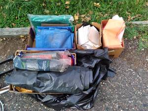 Tremendous Assortment of Tarps, Plastic, and Other Supplies&nbsp