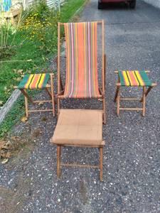 Vintage Wood Outdoor Seating and Tables&nbsp