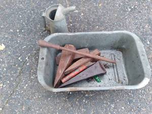 Heavy Metal Wedges, Heavy Duty Tin, Bathey-Mfg. Pak-N-Stak, Etc