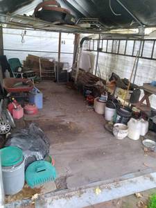 Everything in the Shed Lumber, Garden Hose, Gas Cans, Wheelbarrow, Landscape Edging, and SO Much More
