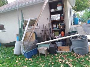 Everything Outdoors Rain Barrels, Metal Fencing, Garden Stakes, Seeder, Planters, and More&nbsp