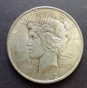 1922 Peace Dollar