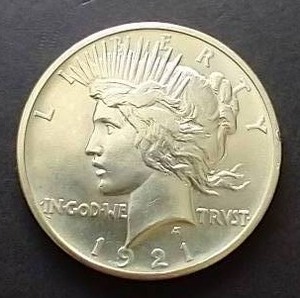 1921 Peace Dollar