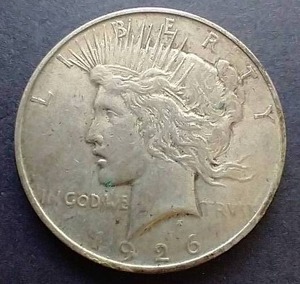 1926-D Peace Dollar
