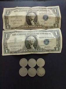 Silver Certificates & V Nickels