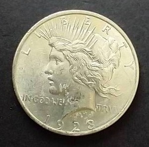 1923 Peace Dollar