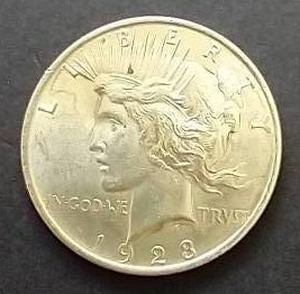 1923 Peace Dollar