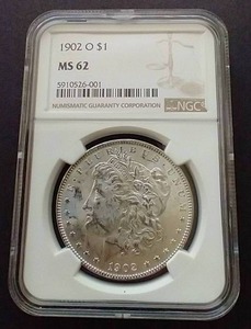 1902-O Morgan Dollar - MS62