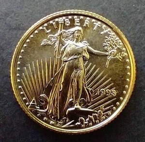 1998 110th Oz. Gold Eagle