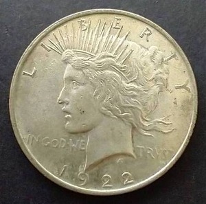 1922 Peace Dollar