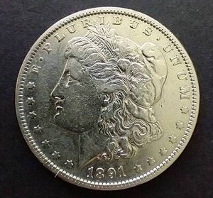 1891 Morgan Dollar