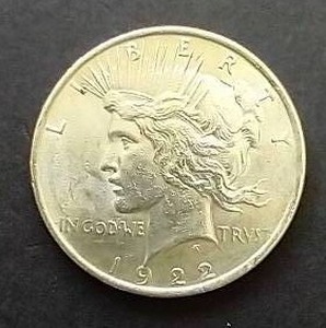1922 Peace Dollar