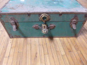 Vintage Metal Storage Chest