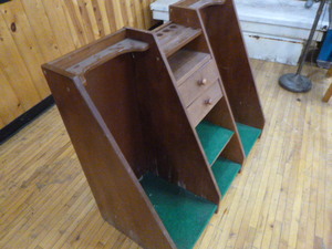 Wooden Golf Bag Stand