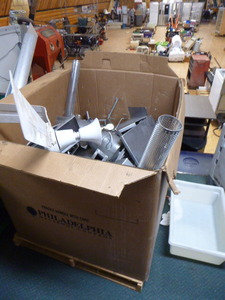 Bulk Bin Full of Scrap Metal