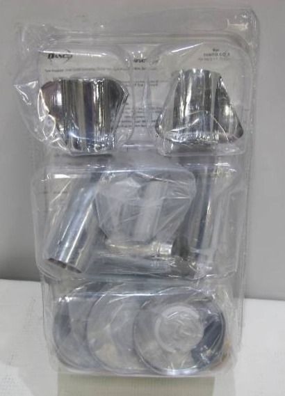 lot 805 image: Danco TubShower 3-Handle Remodeling Trim Kit in Chrome