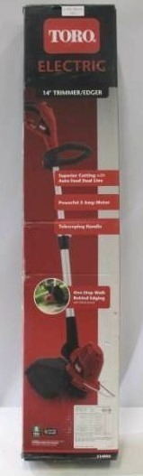 lot 823 image: TORO 14 in. 5 Amp Corded String Trimmer