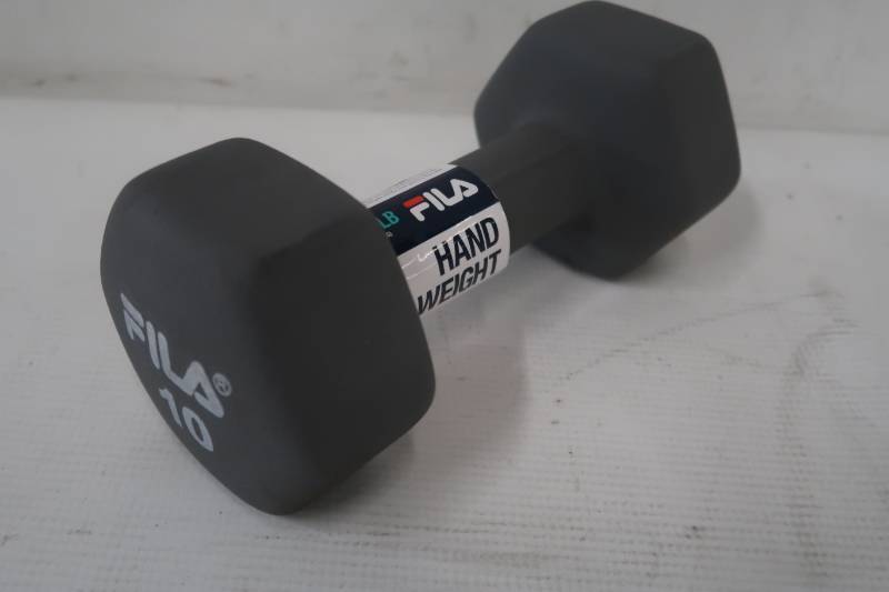 lot 819 image: Fila Neoprene Dumbbell - 10 lbs - Single