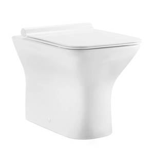 lot 729 image: Swiss Madison Carr Back-To-Wall Elongated Toilet Bowl - SM-WT530