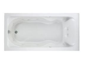 lot 711 image: American Standard Lifetime Cadet EverClean 72 in. x 36 in. Whirlpool Tub with Reversible Drain in White