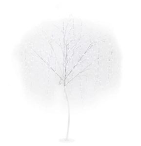 lot 740 image: Home Accents Holiday 7 ft LED Twinkling Christmas Willow Tree