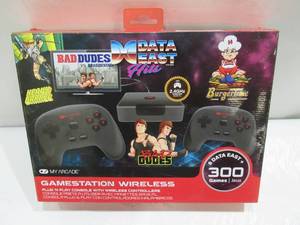 lot 933 image: My Arcade GameStation Wireless Plug & Play Console 8 Data East Plus 300 Games