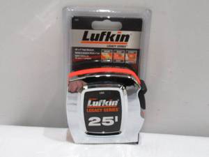 lot 935 image: Lufkin Legacy Series 1 in. x 25 ft. Chrome Tape Measure