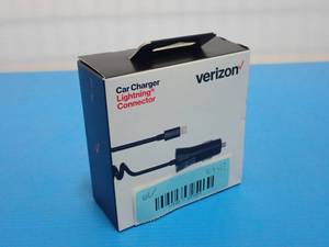 lot 66 image: Car charger lightning cable(new in box)