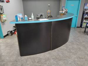 Custom Reception Desk, Approx. 12x...