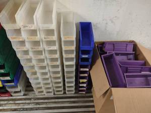 Approx. (88) Stack Bins, 4x11x4...