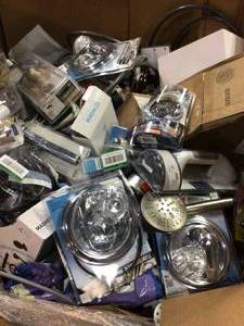 Lot of Plumbing items and Bathroom items Various Brands Sizes and Conditions See Pictures