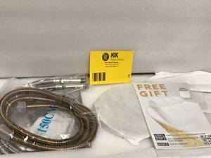 AKDY Stand Alone Tub Filler W Floor Mount Faucet - Bronze TF0049 02017-2BE&nbsp&nbspCustomer Returns See Pictures&nbsp