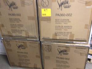 Lot of 4 New Pa360-002 Ashley Furniture Abbots Court Seat Cushion Blue