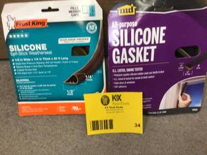 ALL PURPOSE SILICONE GASKET&nbsp&nbspCustomer Returns See Pictures&nbsp