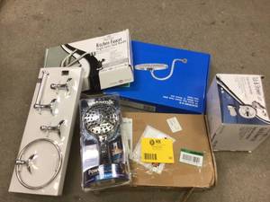 MIX LOT VARIOUS ITEMS KITCHEN FAUCET &amp SHOWER SET NOT CHECKED&nbsp&nbspCustomer Returns See Pictures&nbsp