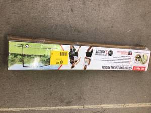 Net Playz Easy Setup Fiberglass Soccer Goal&nbsp&nbspCustomer Returns See Pictures&nbsp