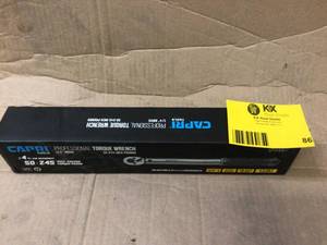 Capri Tools 14 in. Drive 50 in. to 245 in. lbs. Torque Wrench&nbsp&nbspCustomer Returns See Pictures&nbsp