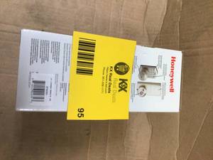 Honeywell Satin Nickel Keypad Electronic Knob Entry Door Lock&nbsp&nbspCustomer Returns See Pictures&nbsp