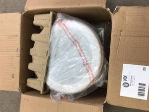 lot 25 image: HOMEWERKS 80 CFM Ceiling Mount Bathroom Exhaust Fan with Bluetooth Speaker and LED Light &nbspCustomer Returns See Pictures 