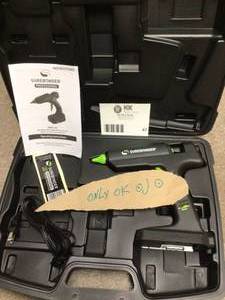 lot 47 image: 120-Watt Corded or 18-Volt Lithium-Ion Cordless Hybrid Industrial Full Size Glue Gun (Battery & Charger Not Included) &nbspCustomer Returns See Pictures 