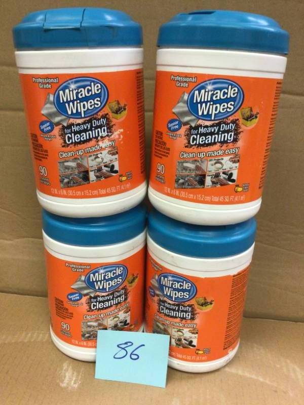 Miracle Brands Miracle Wipes 90-Count Citrus Wipes All-Purpose Cleaner in  the All-Purpose Cleaners department at