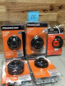 MIX LOT OF POWERCARE TRIMMER HEAD OPEN PKG&nbsp&nbspCustomer Returns See Pictures&nbsp