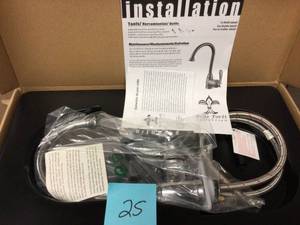 Belle Foret Single-Handle Bar Faucet in Chrome&nbsp&nbspCustomer Returns See Pictures&nbsp