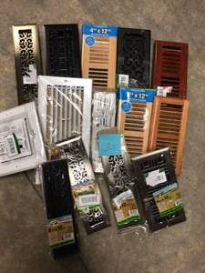 MIX LOT OF FLOOR REGISTER&nbsp&nbspCustomer Returns See Pictures&nbsp