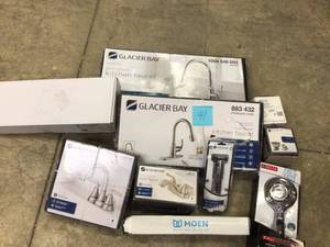 MIX LOT OF KITCHEN FAUCET &amp SHOWER HEAD&nbsp&nbspCustomer Returns See Pictures&nbsp