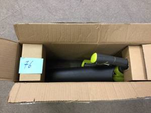 RYOBI ONE 18V 100 MPH 280 CFM Cordless Battery Variable-Speed Jet Fan Leaf Blower (Tool Only)&nbsp&nbspCustomer Returns See Pictures&nbsp