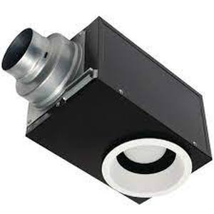 Panasonic Whisper Recessed Architectural Grade 80CFM Ceiling Flush Mount Dimmable Ventilation Exhaust Fan with LED Light&nbsp&nbspCustomer Returns See Pictures&nbsp