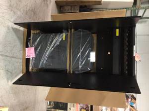 Husky 3-Piece Heavy Duty Welded Steel Garage Storage System in Black (64 in. W x 81 in. H x 24 in. D) see pictures