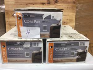 Cadet Com-Pak 2,000-Watt 240-Volt Fan-Forced In-Wall Electric Heater in White&nbsp&nbspCustomer Returns See Pictures&nbsp